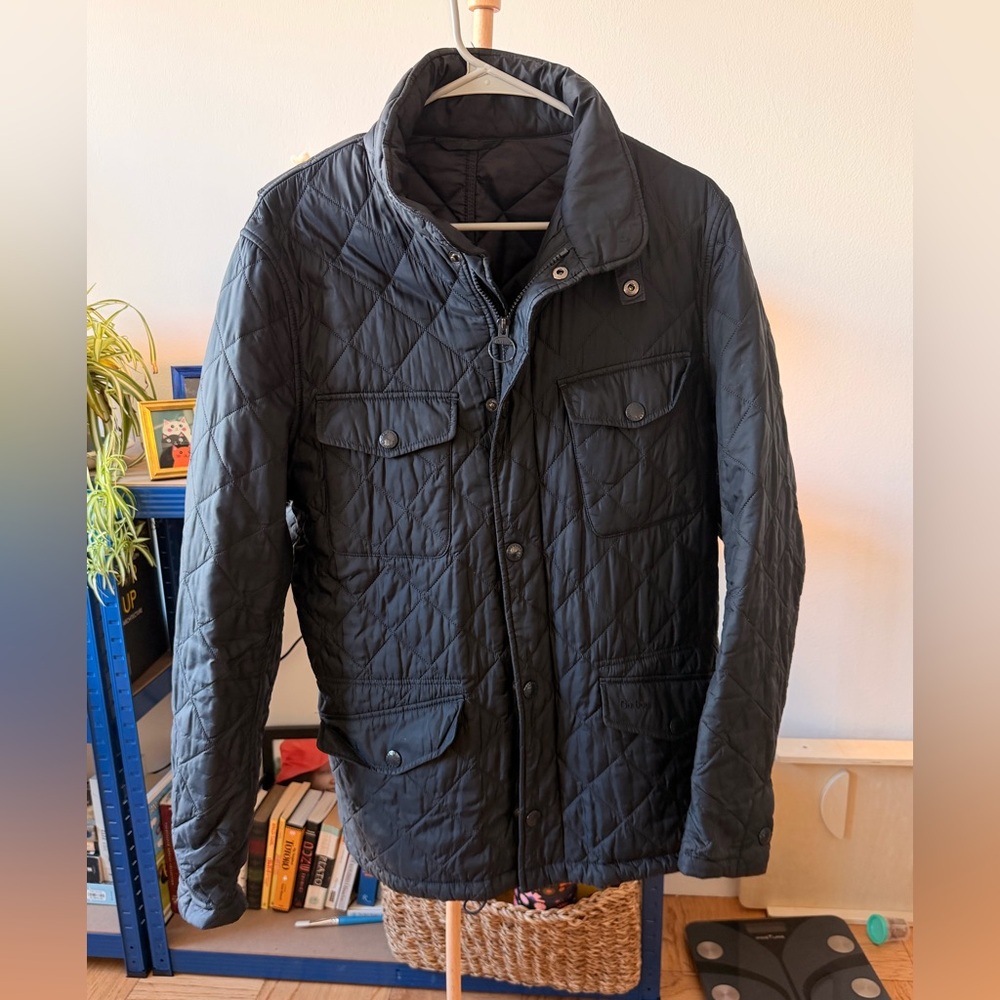 Barbour Navy Quilted Jacket